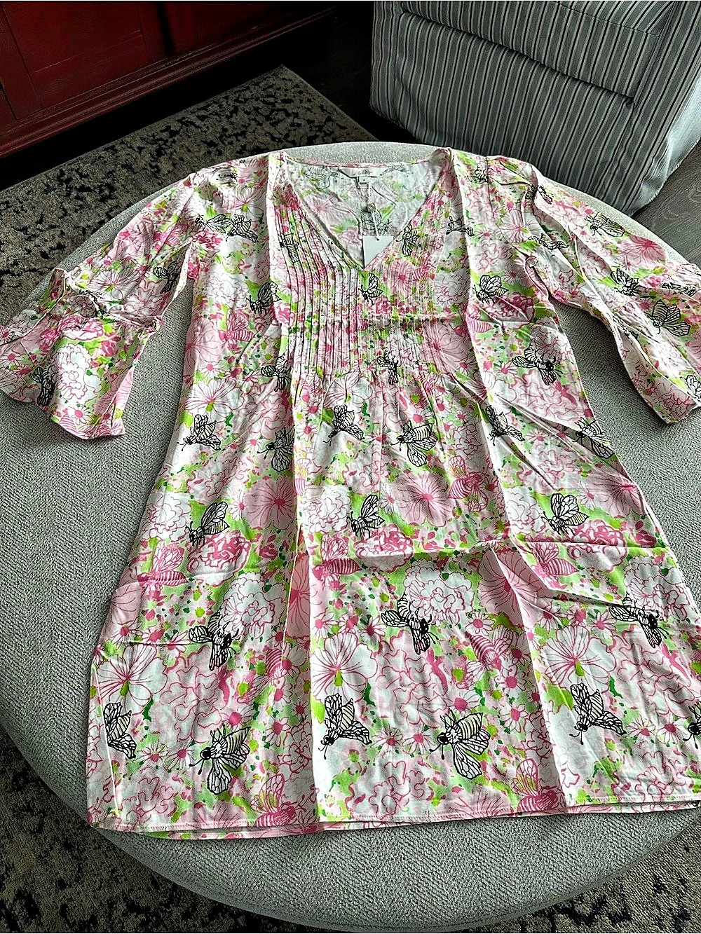 Lilly Pulitzer Danika Tunic Dress Bees Knees - size 4